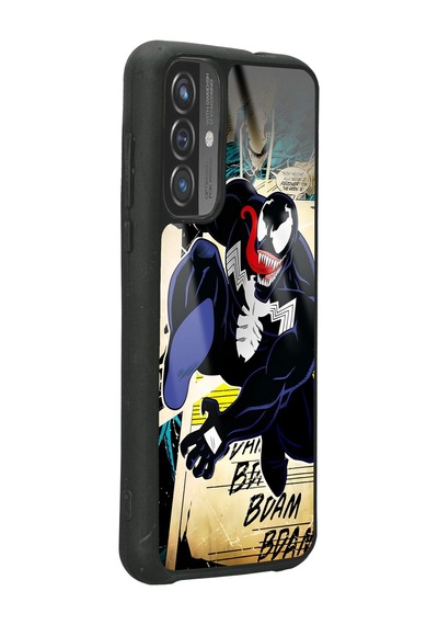 Reeder P13 Blue 2021 - 2022 Uyumlu Venom Tasarımlı Glossy Telefon Kılıfı Siyah