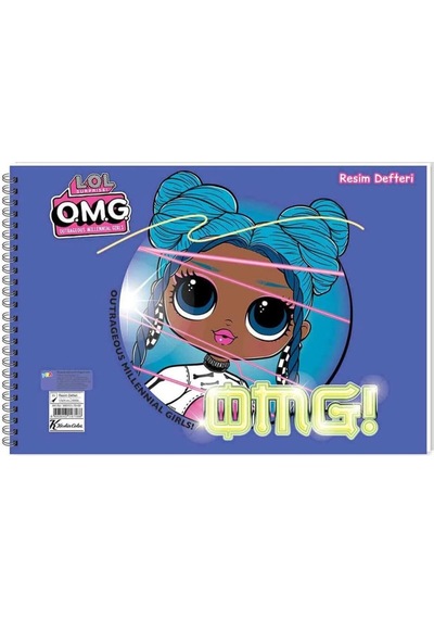 L.o.l. Omg 25x35cm 15 Yapraklı Spiralli Resim Defteri / 300215-79