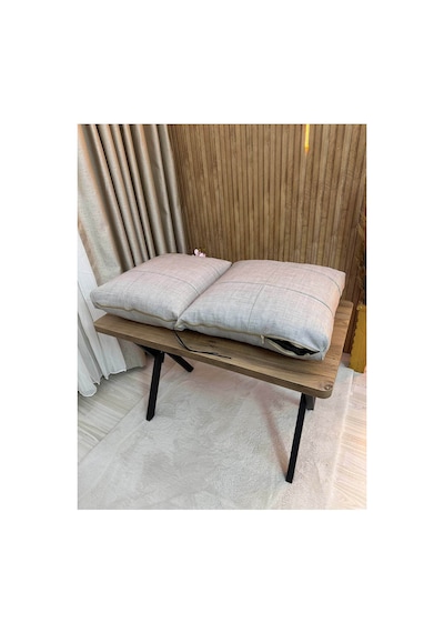 4 Adet Bahçe , Balkon Mobilyası ,minder Kılıfı , Koruyucu Kılıf , Minder Örtüsü , Bahçe Mobilyası Açık Gri