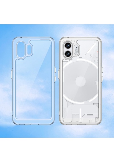 Caseonn Nothing Phone 2 Kılıf Kamera Korumalı Darbe Emici Şeffaf Arka Kapak Tam Şeffaf
