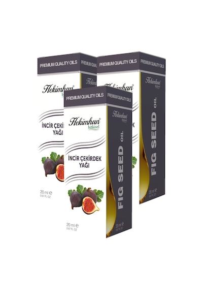 Hekimhan Bitkisel İncir Çekirdeği Yağı 3 x 20 ML