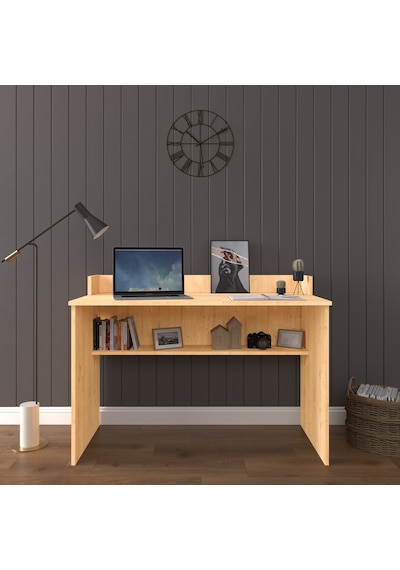 Asra Trend Çalışma Masası ÇM-01 %100 MDF Bilgisayar Masası Safir Meşe