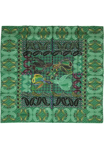 Cacharel İpek Eşarp Twill - 7251313-952 Açık Yeşil Açık Yeşil