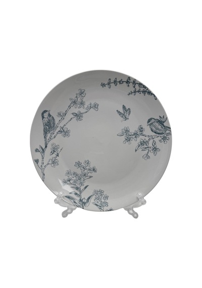 Touch Me Porselen Ocean Bird Servis Tabağı 27 Cm 3 Adet Renkli