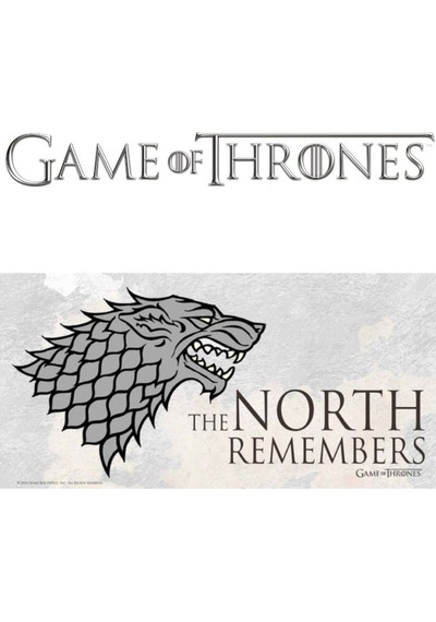 Game Of Thrones The North Remembers Glass Poster