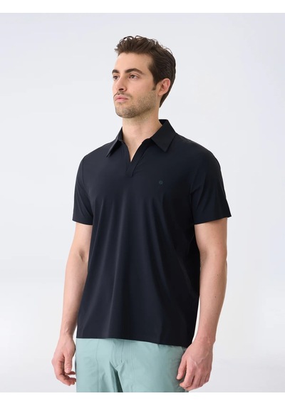 İsaora Isaora Aıry Polo Black Erkek Polo T-shırts Isr3201-ss26-0 Siyah