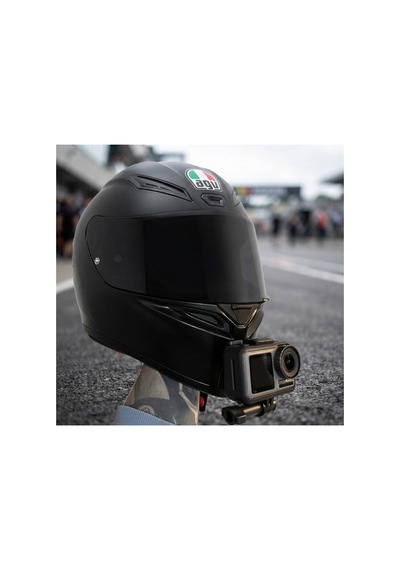 Agv K1s Uyumlu Aksiyon Kamera Aparatı - Kask Çene Bağlantı Aparatı Siyah
