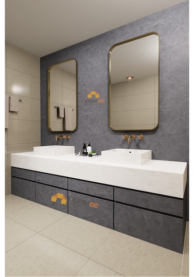 Yapışkanlı Kaplama Folyo 120 Cm Beton Gri Renk Mobilya, Duvar Ve Kapı İçin St674 - St674 120 X 100 Cm