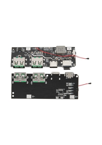 Çift Usb 5v 22.5w Ledli Micro Type-c Powerbank Hızlı Şarj Modülü