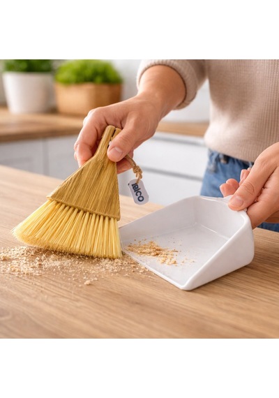 İbico İ21-130 Dar Faraşlı & Temizlik El Fırça Seti Ahşap Saplı & Plastik 16.5cm X 14cm- 48'li Paket Diğer