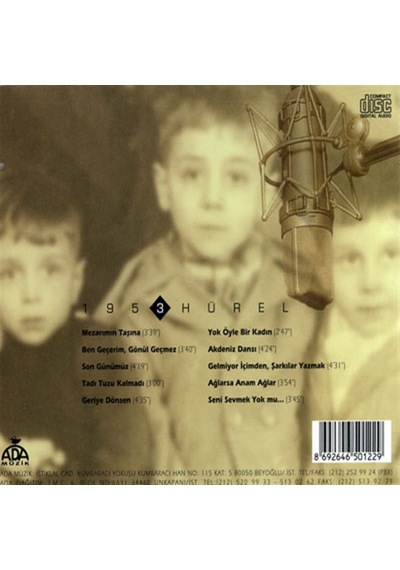 3 Hürel - 1953 Hürel (CD)