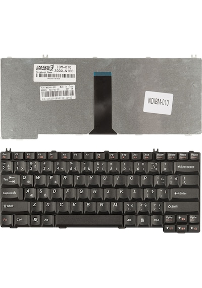 Lenovo Uyumlu 3000 N500 24233, 2N500, 4233 Notebook Klavye (Siyah Tr)