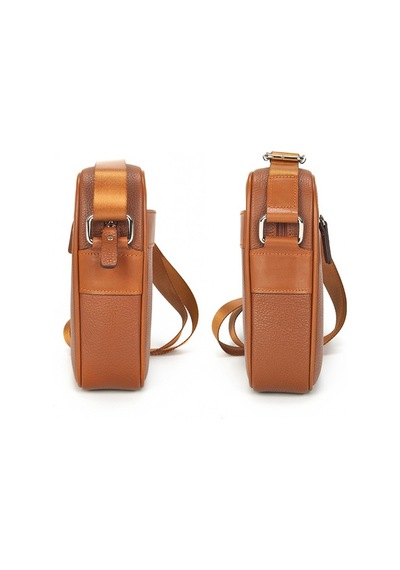Unisex Çanta Postacı Hakiki Deri Taba Kangaroo Kıngdom 8875-T