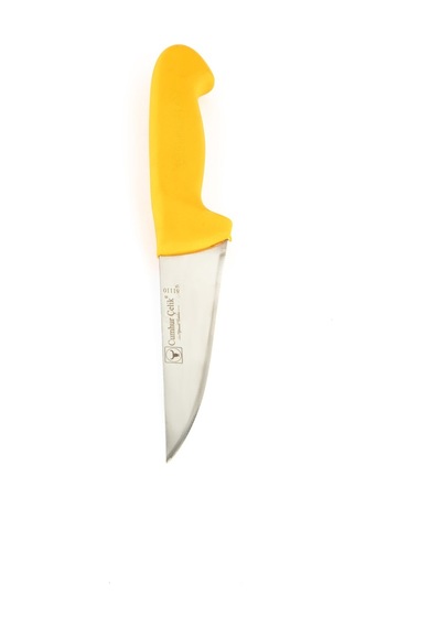 Sürmene Cumhur Çelik 61110 Sivri Kasap Bıçağı, 13 Cm, Kaymaz Sap