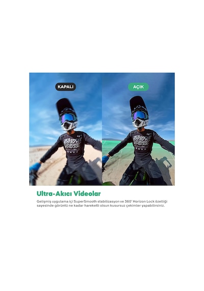 Akaso 360 Creator Combo Aksiyon Kamera 5.7k 360 Video, 48mp Sensör, 72mp 360 Fotoğraf, Görünmez Se Siyah