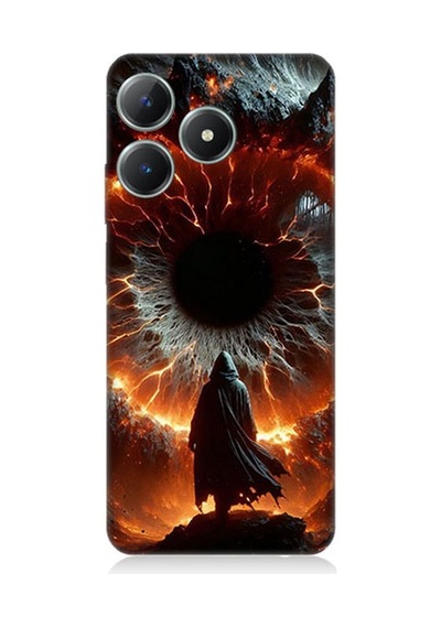 Realme Note 50 Uyumlu Ateş Çemberi  Desenli Silikon Kılıf