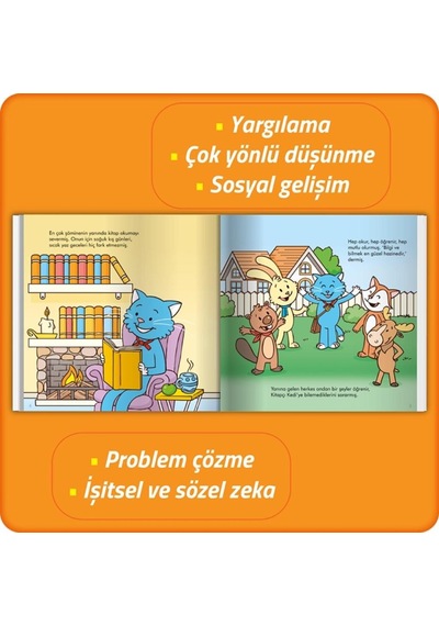 Adeda Kitapçı Kedi-Gelişimsel Hikayeler Serisi-1