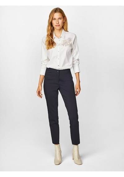 Faik Sönmez Kadın Slim Fit Klasik Pantolon B00052 Lacivert