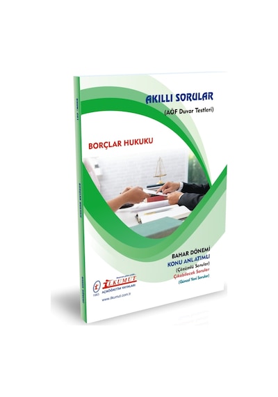 İlkumut Yayınları - Borçlar Hukuku - Konu Anlatımlı - Çözümlü Sorular