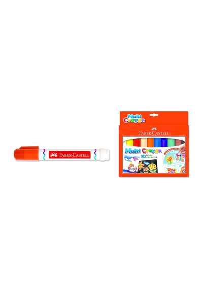 Faber Castell Multi Crayon Pastel 10 Renk