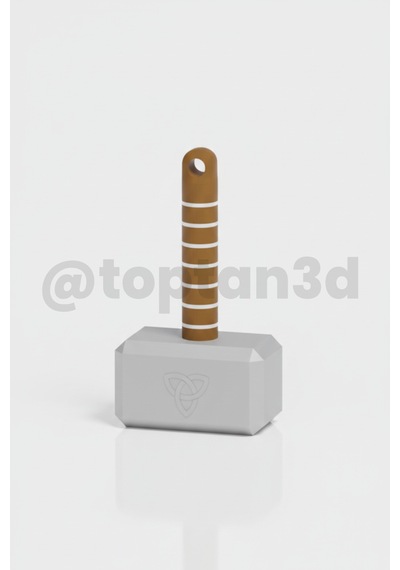 Thor Çekici Anahtarlık Hediyelik, 3d Temalı Anahtarlık
