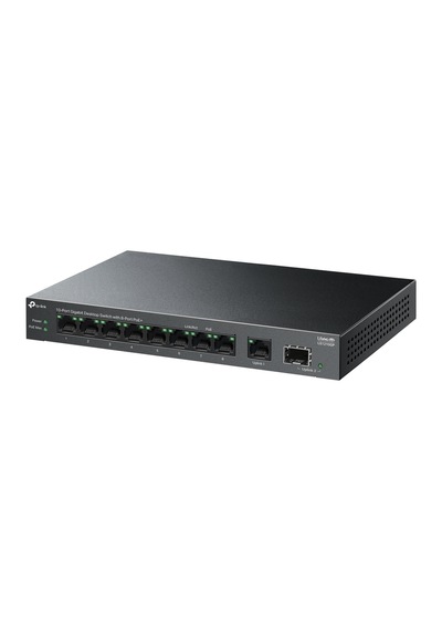 Tp-lınk Ls1210gp, Green Tech, 8 Port Gigabit, Poe 61w, 1 Port Gigabit Uplink, 1 Port Gigabit Sfp, Yönetilemez Masaüstü Switch