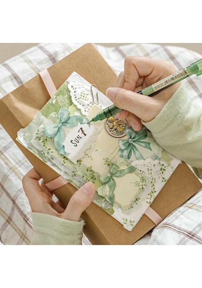 180 Adet Karalama Defteri Çıkartmalar Vintage Papyon Çiçek Scrapbooking Önemsiz Günlük El Sanatları Süsleme Dekorasyon Çıkartmaları Tianmihuaxin