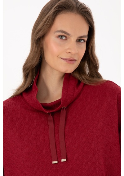 U.s. Polo Assn. Kadın Bordo Sweatshirt 50309077-vr014 Bordo