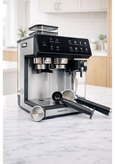 Sokany SK - 04032 Dokunmatik Ekranlı Barista Kahve Makinesi