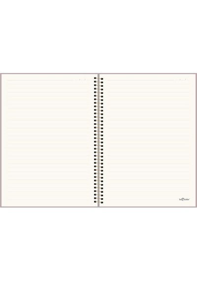 Puantiyeli Defter Çizgili Lila 17x24 Cm
