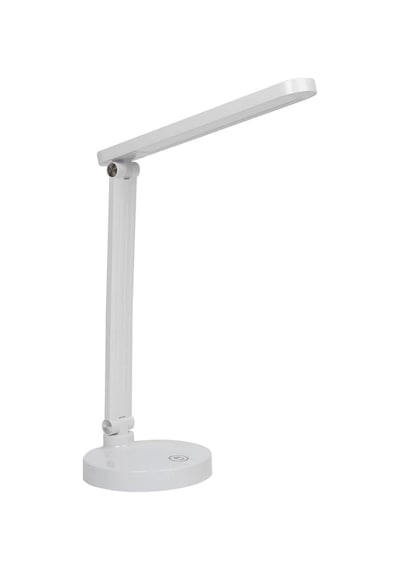 3 Kademeli 40 Led Çalışma Okuma Işığı Şarjlı Dokunmatik Çalışma Masa Lambası Beyaz