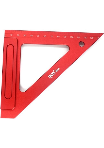 Rox Wood 0013 Aluminyum Üçgen Gönye 150    Mm