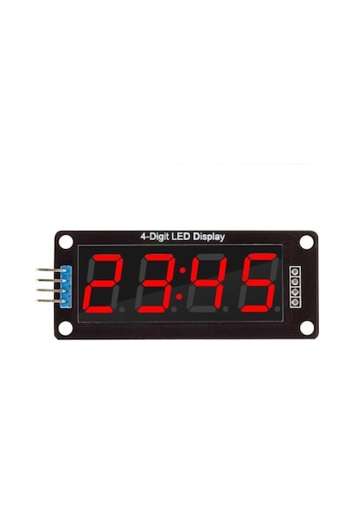 Tm1637 4 Digit Led Display Saat Modülü - Kırmızı