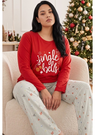 Siyah İnci Pamuklu Likralı Büyük Beden Battal Boy Örme Pijama Takım26240960 Nar Çiçeği Siyah İnci Pamuklu Likralı Büyük Beden Battal Boy Örme Pijama Takım26240960 Nar Çiçeği