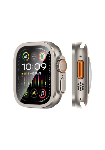 Apple Watch Uyumlu  Ultra 1/2/3 49mm High Glass Kolay Cam Ekran Koruyucu
