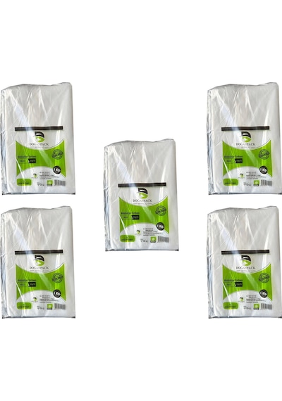 Doğanpack Şeffaf Naylon 5 Lik 30x52 Cm. Bakkaliye Poşeti Torbası - 5 Kg. - Ort. 425 Adet - 5 Paket