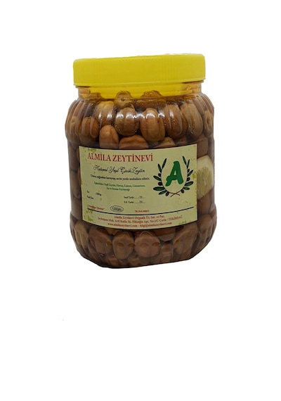 Almila Zeytinevi Limonlu Çizik Yeşil Zeytin 1 KG