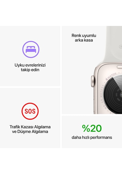 Apple Watch SE 2 GPS 40 MM Akıllı Saat (Apple Türkiye Garantili)