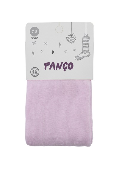 Panço Kız Çocuk Pamuklu Pembe Külotlu Çorap