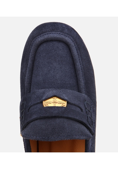Hotiç Kadın Süet Deri Lacivert Klasik Loafer 01ayh312950a680 01ayh312950a680