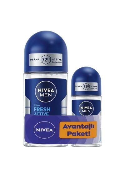 Men Erkek Roll-on Deodorant Fresh Active 50 Ml 25 Ml