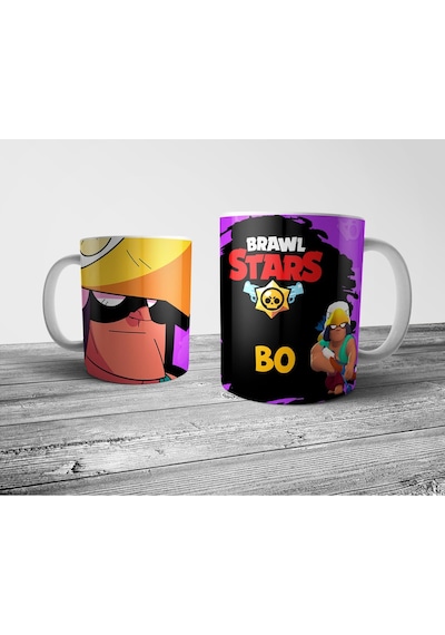 Brawl Stars Bo Kupa Bardak Model 1 Çok Renkli
