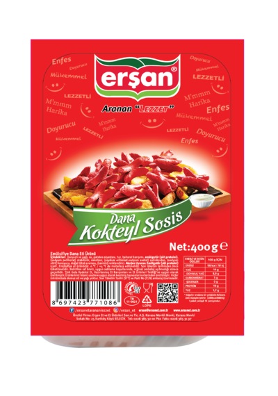 Erşan Dana Kokteyl Sosis 400 G