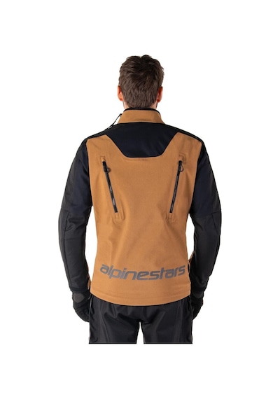 Alpinestars Hyde Xt Ds Xf Off-road Korumalı Motosiklet Montu Kahverengi Siyah