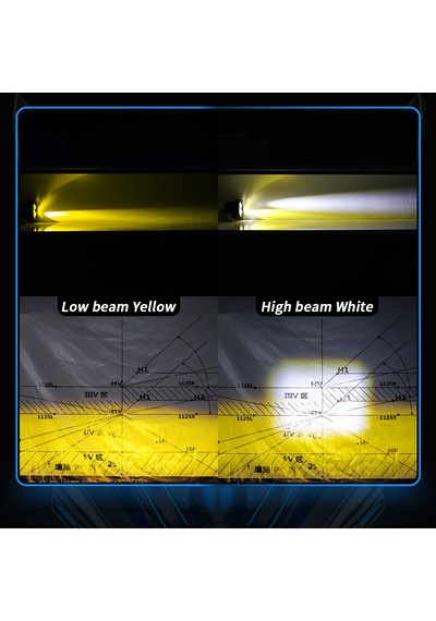 Motosiklet Led Sis Farı 2 Adet Metal Kasa Yüksek Güçlü Spot Led