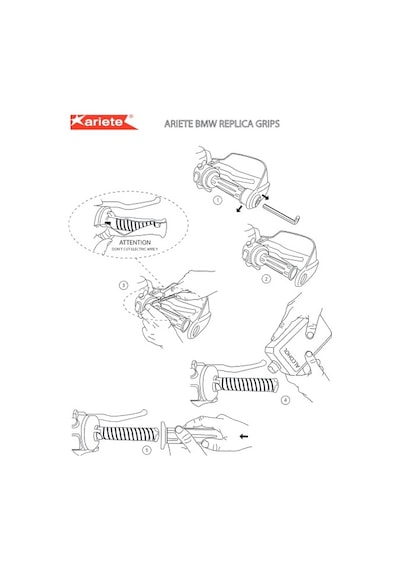 Ariete 01685 01686 01694 Ssf Kawasaki Honda Yamaha Konforlu Tutuş Elcik Açık Gidon - Honda - 01686