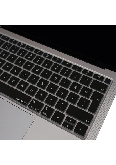Türkçe Q Silikon Klavye Koruyucu Macbook Air 13 Retina Uyumlu A1932 A2179 A2337 M1 Iso Uk Ter