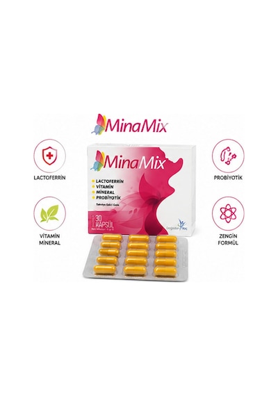 Lactoferrin Vitamin Mineral Probiyotik İçeren Takviye Edici Gıda