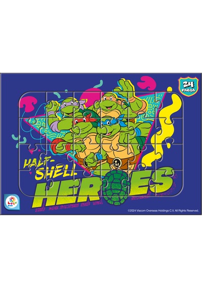 Ninja Kaplumbağlar 24 Parça Frame Puzzle Seti