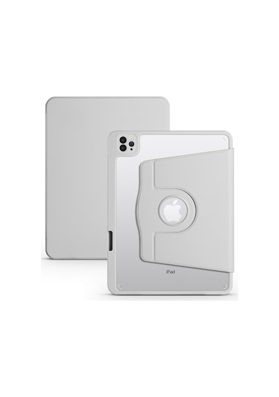 Apple Uyumlu iPad Pro 11 2018 Kılıf Termik Kalem Bölmeli Dönebilen Standlı